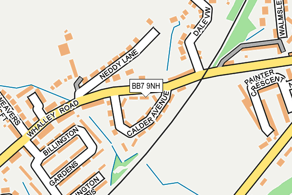 BB7 9NH map - OS OpenMap – Local (Ordnance Survey)
