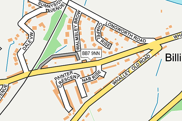 BB7 9NN map - OS OpenMap – Local (Ordnance Survey)