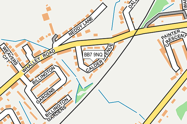 BB7 9NQ map - OS OpenMap – Local (Ordnance Survey)