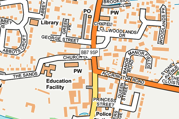 Map of THE EYE CLINIC (NW) LIMITED at local scale