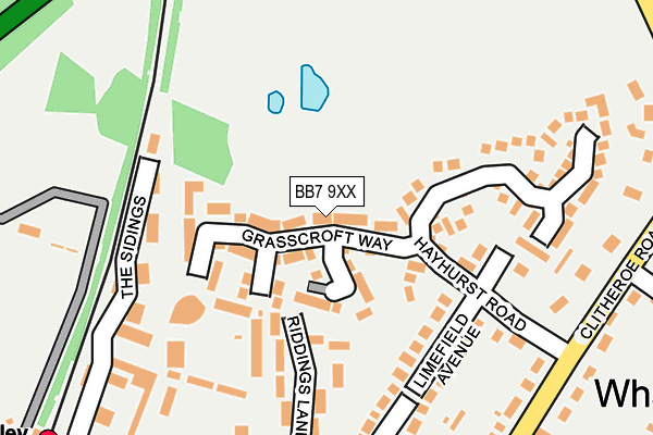 BB7 9XX map - OS OpenMap – Local (Ordnance Survey)