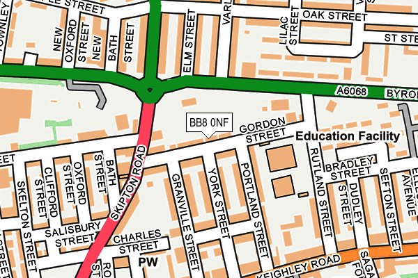 Map of DEAN ENTERPRISES LTD at local scale