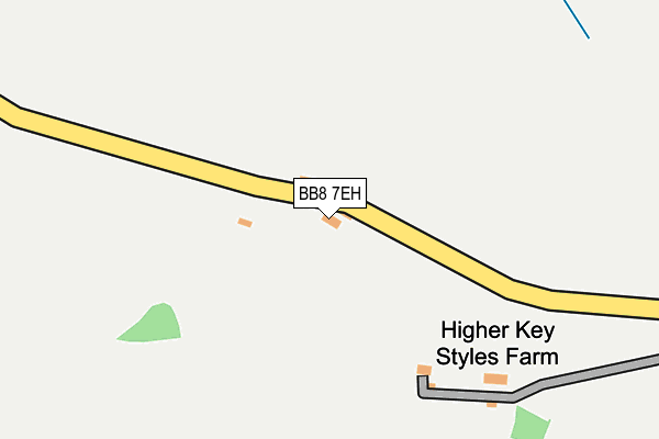BB8 7EH map - OS OpenMap – Local (Ordnance Survey)