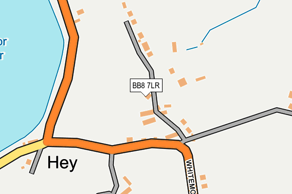BB8 7LR map - OS OpenMap – Local (Ordnance Survey)