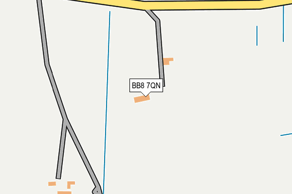 BB8 7QN map - OS OpenMap – Local (Ordnance Survey)