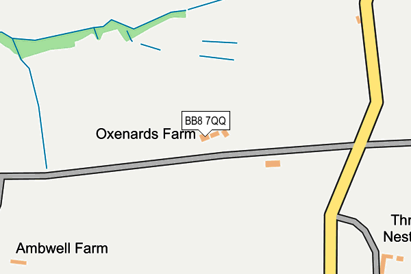 BB8 7QQ map - OS OpenMap – Local (Ordnance Survey)