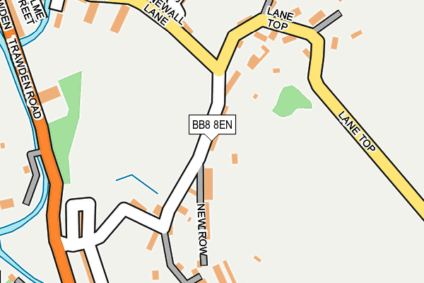 BB8 8EN map - OS OpenMap – Local (Ordnance Survey)