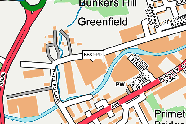 Map of GEORGE KK LTD at local scale