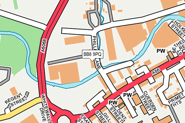 BB8 9PQ map - OS OpenMap – Local (Ordnance Survey)