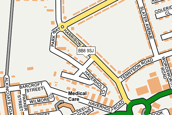 Map of ARC JOINERY AND LANDSCAPING LTD at local scale