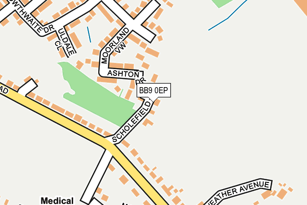 BB9 0EP map - OS OpenMap – Local (Ordnance Survey)