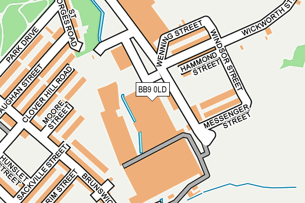 Map of ASPIRE UK INTERIORS LIMITED at local scale