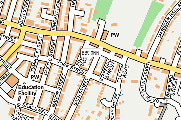 BB9 0NN map - OS OpenMap – Local (Ordnance Survey)