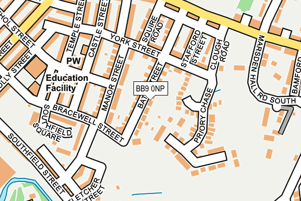 BB9 0NP map - OS OpenMap – Local (Ordnance Survey)