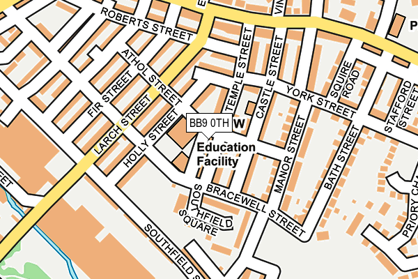 BB9 0TH map - OS OpenMap – Local (Ordnance Survey)