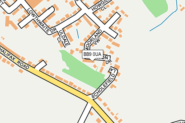 Map of YOOVY LTD at local scale