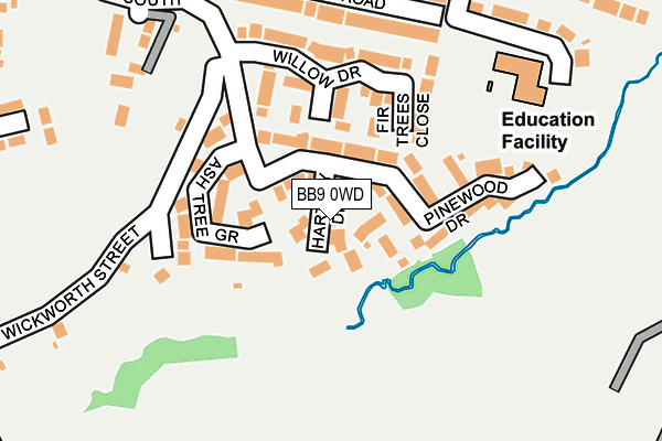 Map of AFFINITY CARE SERVICES LTD at local scale