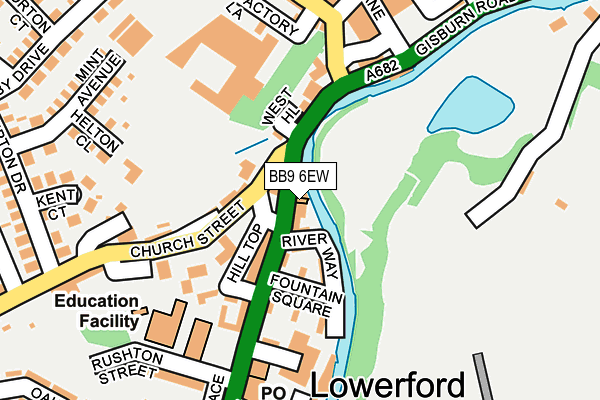 Map of BARROWFORD ENTERPRISES LIMITED at local scale