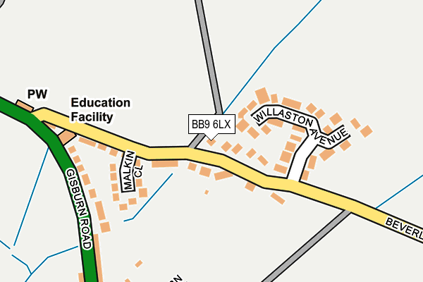 Map of J E ACCOUNTANCY LTD at local scale