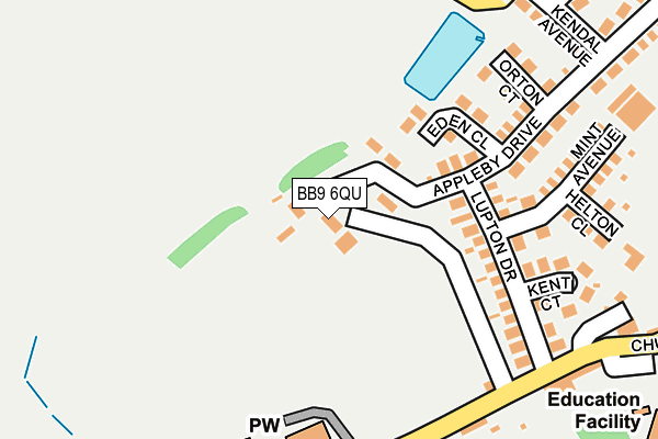 Map of PEMFIT BURNLEY LIMITED at local scale