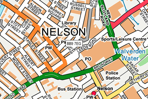 Map of EYE CARE OPTICAL (NELSON) LTD at local scale