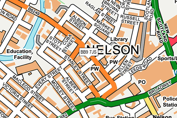 Map of EATON ADAMS LEGAL LIMITED at local scale