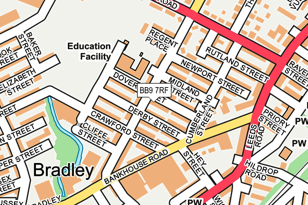 Map of MEDFT LTD at local scale