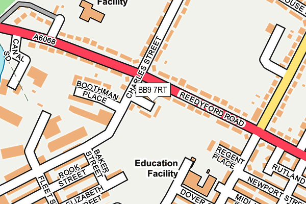 BB9 7RT map - OS OpenMap – Local (Ordnance Survey)