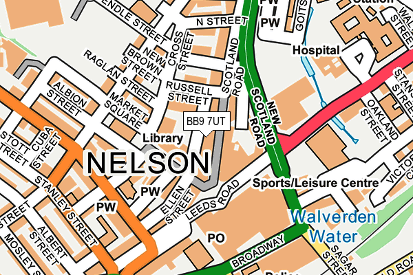 Map of NELSON TRACK CARS LTD at local scale
