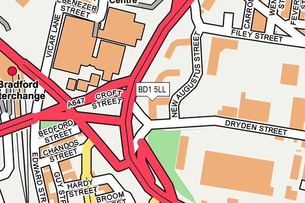 Map of MYLAHORE LEEDS LIMITED at local scale