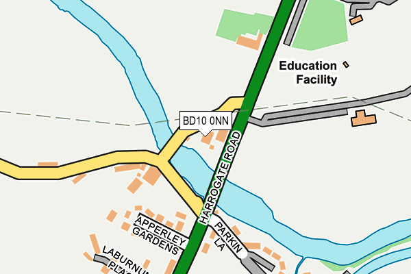 BD10 0NN map - OS OpenMap – Local (Ordnance Survey)