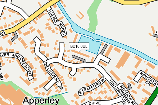 BD10 0UL map - OS OpenMap – Local (Ordnance Survey)