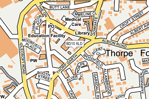 Map of WAGSTAFFE PROPERTIES LIMITED at local scale