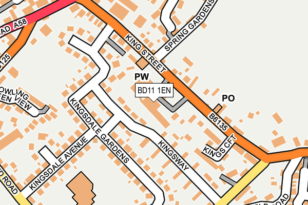 BD11 1EN map - OS OpenMap – Local (Ordnance Survey)