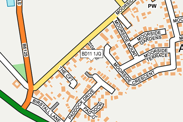 BD11 1JQ map - OS OpenMap – Local (Ordnance Survey)