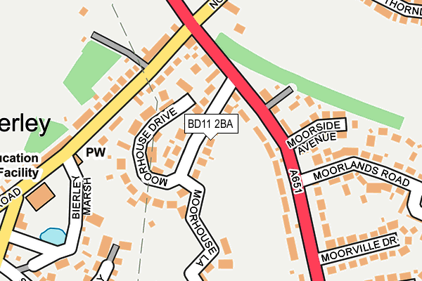 Map of POPLAR HOUSE LETTINGS LTD at local scale