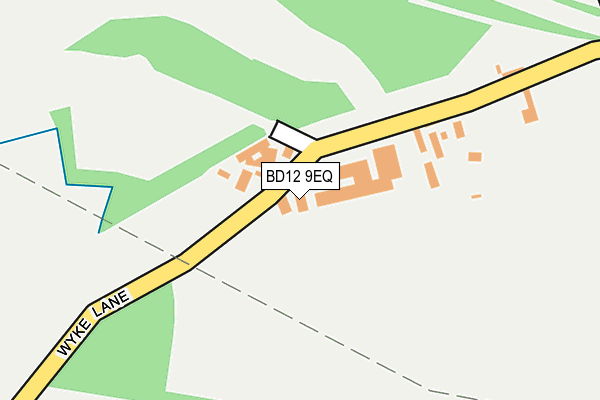 BD12 9EQ map - OS OpenMap – Local (Ordnance Survey)