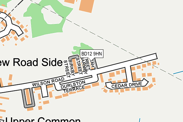 BD12 9HN map - OS OpenMap – Local (Ordnance Survey)