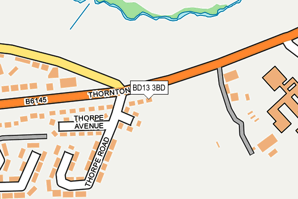 Map of LEAVENTHORPE STABLES LIMITED at local scale