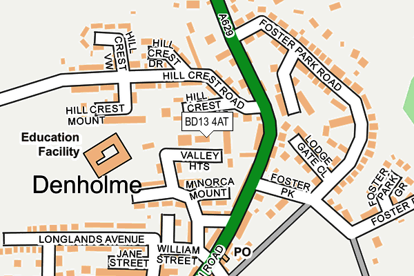 Map of BRONTË BREWERY LIMITED at local scale