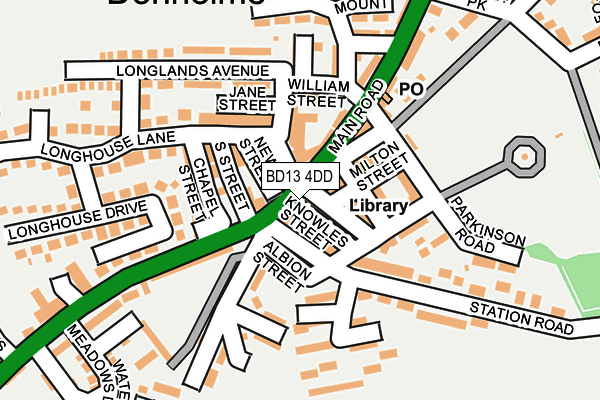 Map of DENHOLME FISHERIES LTD at local scale