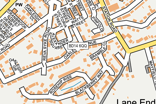 BD14 6QQ map - OS OpenMap – Local (Ordnance Survey)
