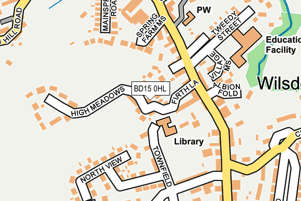 Map of WARTERS & CO LTD at local scale