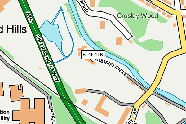 Map of BINGLEY 23 LTD at local scale