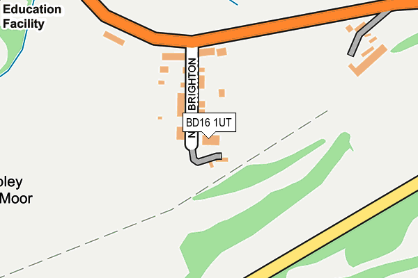 BD16 1UT map - OS OpenMap – Local (Ordnance Survey)