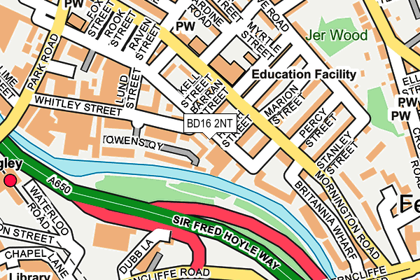 Map of P ROADSHOW LTD at local scale