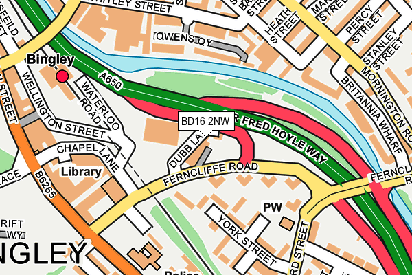 Map of BINGLEY TAXIS LIMITED at local scale