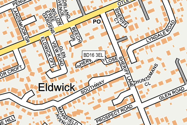Map of J R EMMOTT PROPERTIES LIMITED at local scale