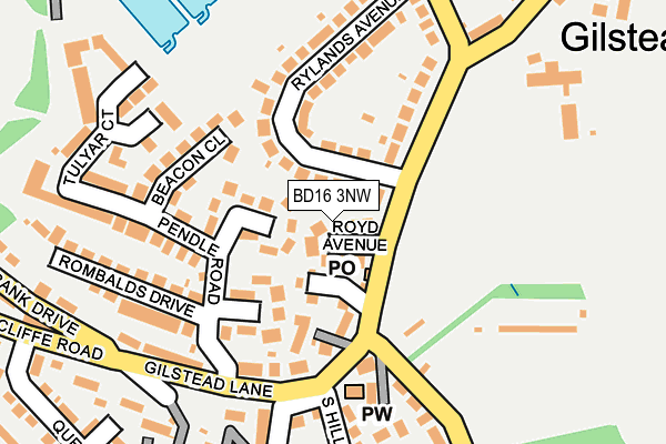 Map of TDSS LTD at local scale