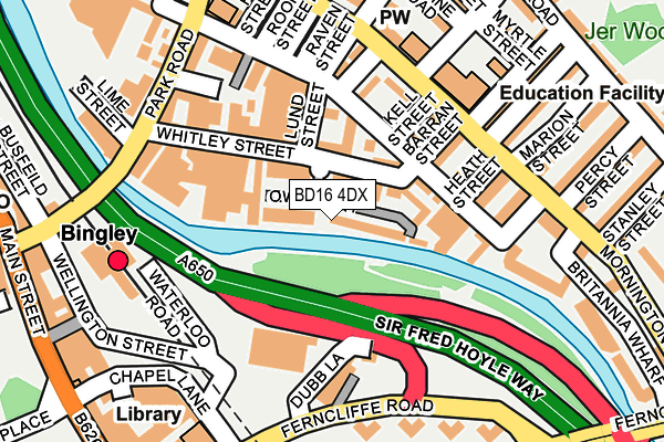 Map of DV8 PARTNERS LTD at local scale